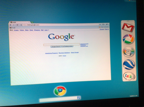Google Chrome OS Printscreen